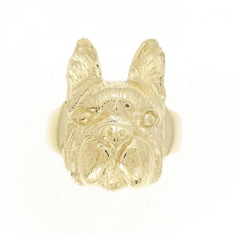 Nhẫn chó K18YG - Hàng hiệu Authentic 850013