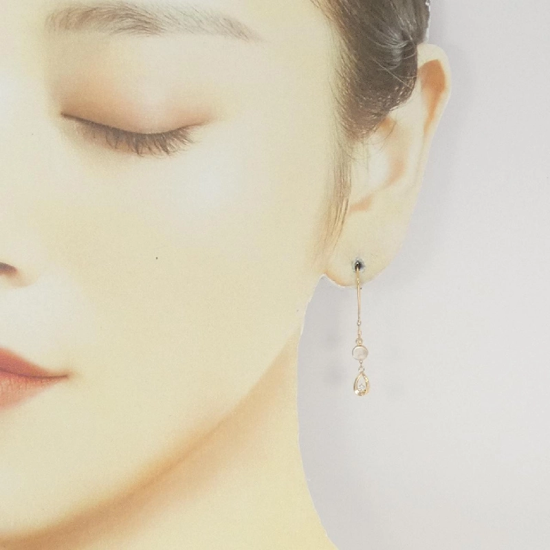 Bông tai đá mặt trăng 4゜C 665679