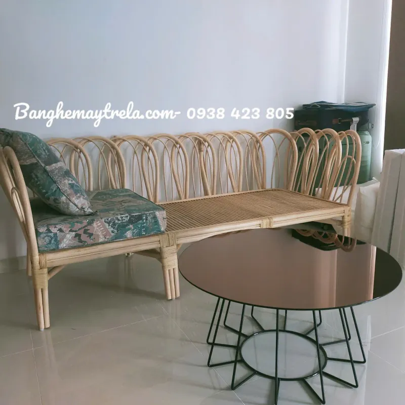 Ghế sofa mây tự nhiên uốn cánh hoa 699990