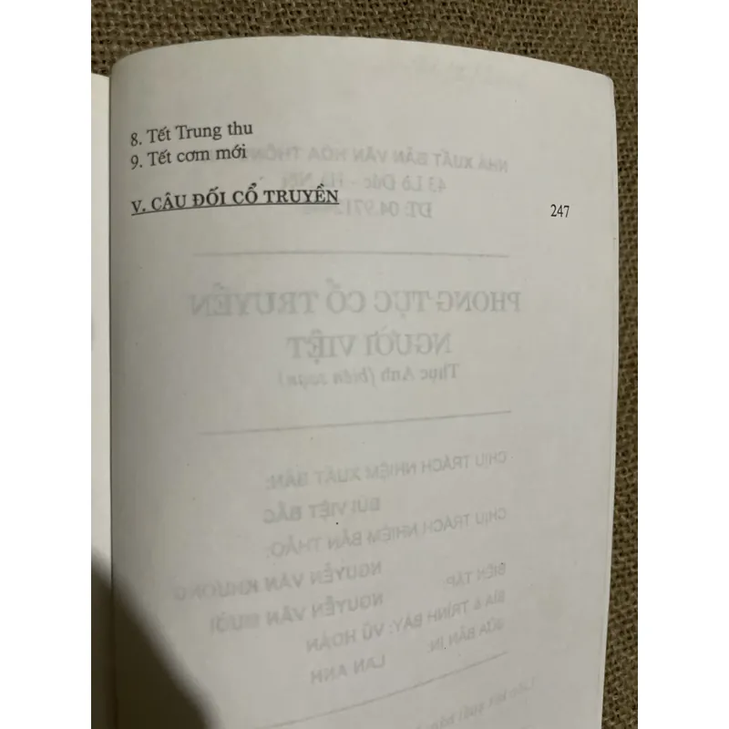 Phong tục cổ truyền người Việt - nghi lễ, tang ma, cưới hỏi, tết lễ  712461