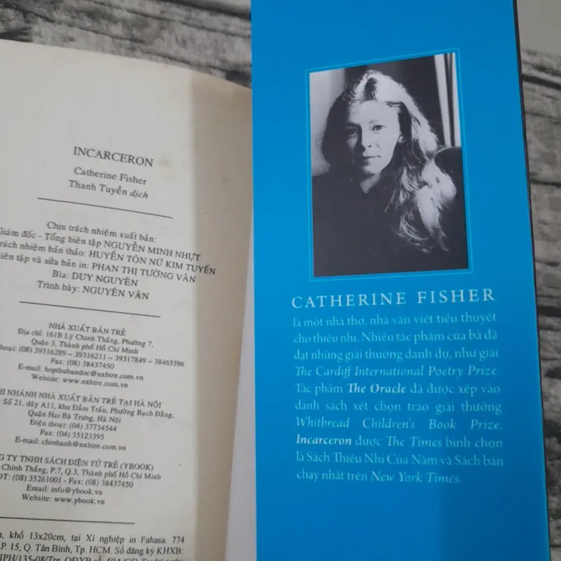 INCARCERON-Tg. CATHERINE FISHER. Thanh Tuyền dịch. Bản năm 2015 758156