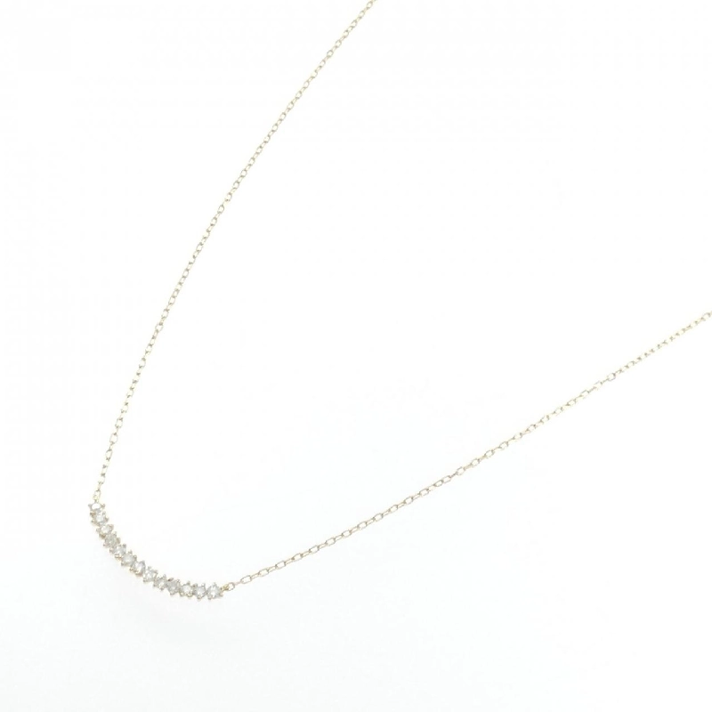 Dây chuyền kim cương K18YG 0.12CT - Hàng hiệu Chính hãng 858175