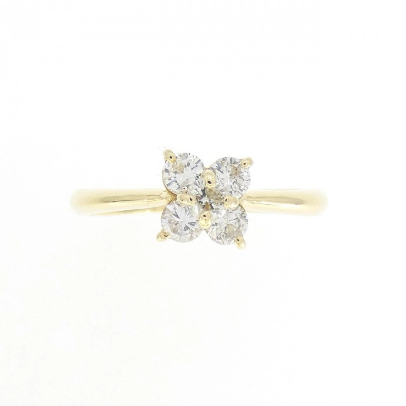 Nhẫn kim cương hoa K18YG 0.45CT - Hàng hiệu Authentic 855380