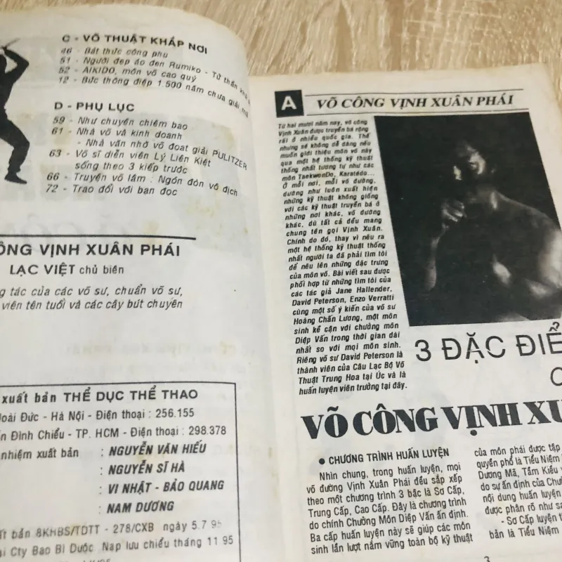 TÌM HIỂU VÕ THUẬT VỊNH XUÂN VÕ CÔNG 542164