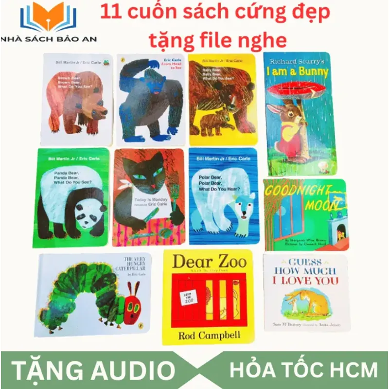 Sách - Eric Cale 11 Cuốn Bìa Cứng Tiếng Anh kèm file nghe 1029985