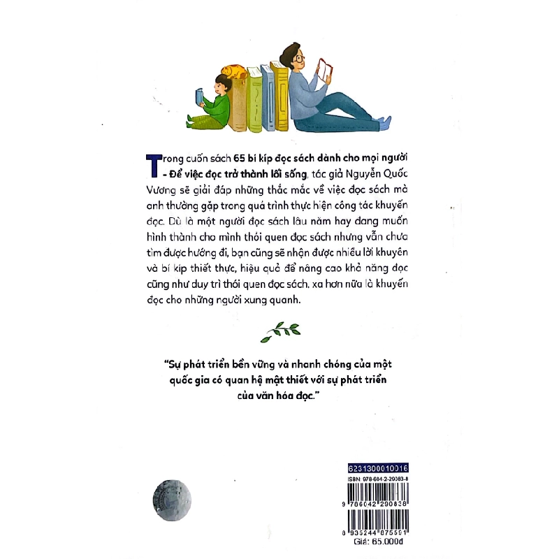 65 Bí Kíp Đọc Sách Dành Cho Mọi Người - Để Việc Đọc Trở Thành Lối Sống - Nguyễn Quốc Vương 280306