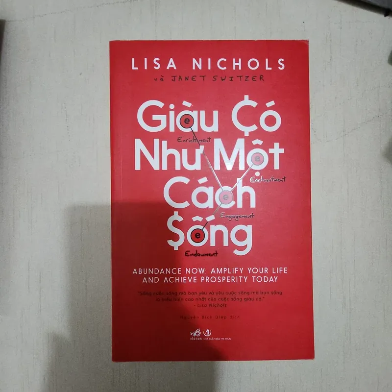 Sách Giàu có như một cách sống của Lisa Nichols 499683