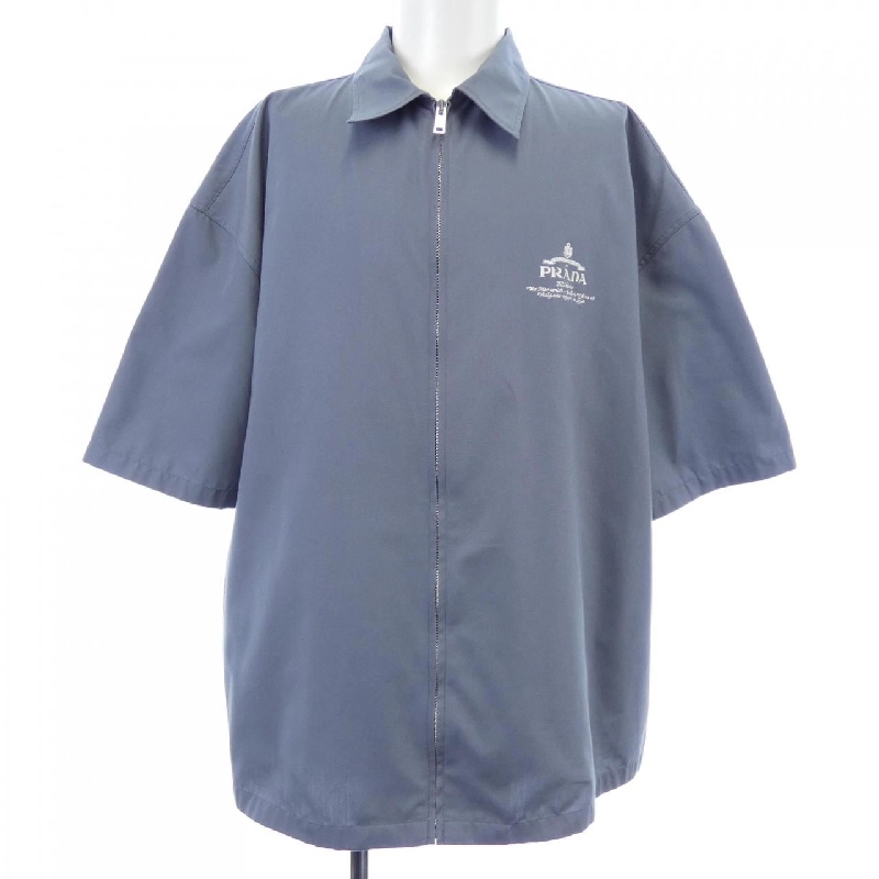 Áo sơ mi S／S PRADA có logo chữ - Hàng hiệu Authentic 894830