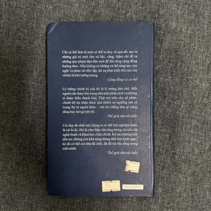 Thế giới như tôi thấy (Bìa cứng) - Albert Einstein 926648