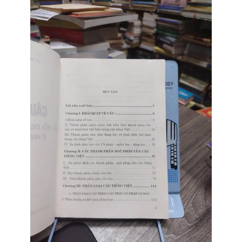 Sách: Câu Tiếng Việt và nội dung dạy - học câu ở trường Phổ Thông (A2) 607424