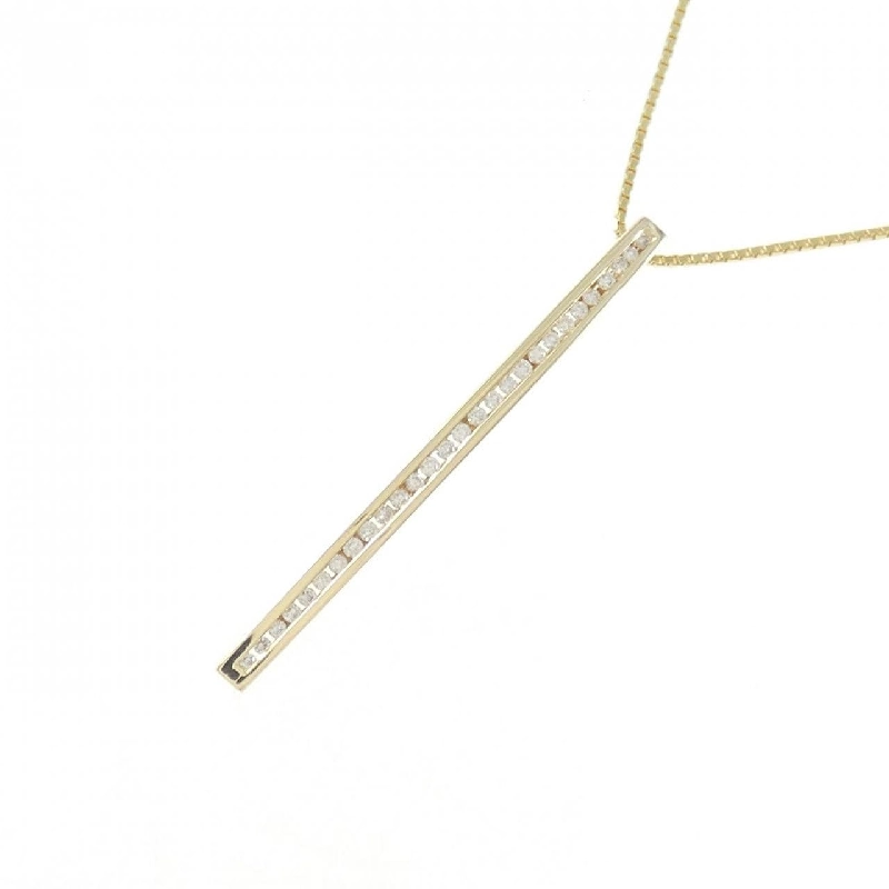 Dây chuyền kim cương K18YG 0.13CT - Hàng hiệu Chính hãng 859506