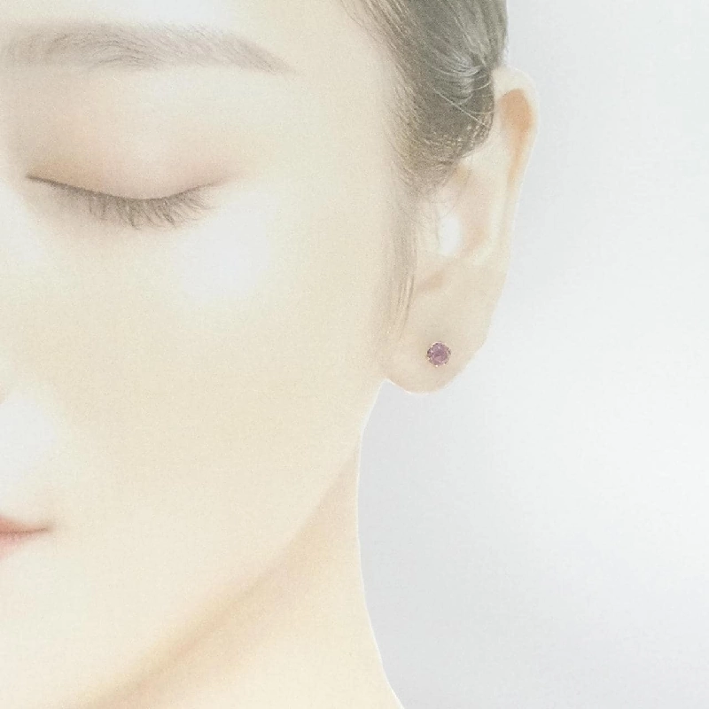 K18PG Amethyst Bông tai - Hàng hiệu Chính hãng 872832