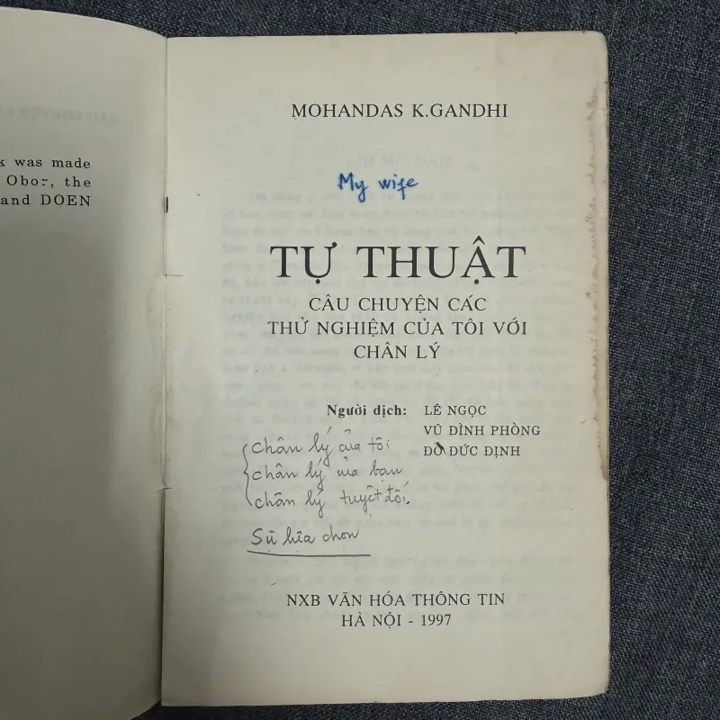 Tự thuật - M.K. Gandhi 751745