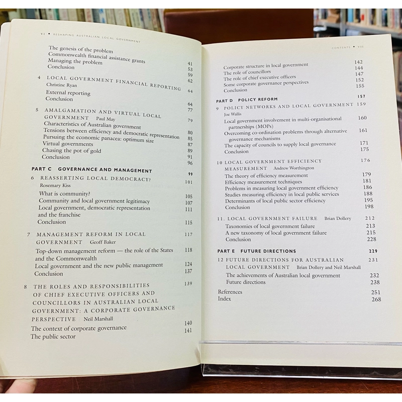 RESHAPING AUSTRALIAN LOCAL GOVERNMENT  519979