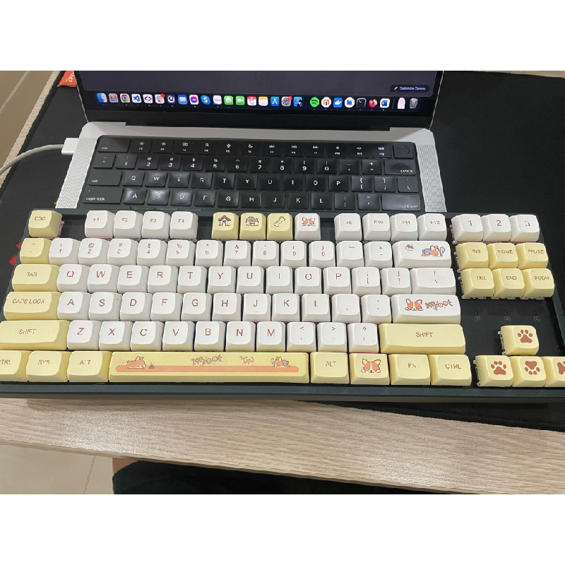 Bàn phím keychron K8J3 kèm thêm keycap matcha 9711