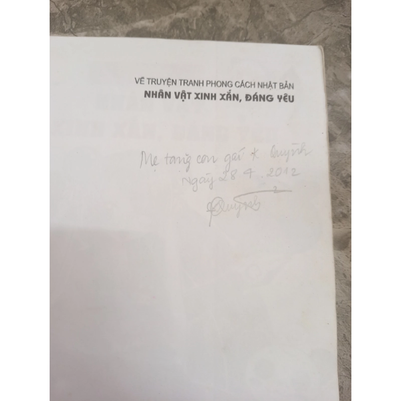 [Phiên Chợ Sách Cũ] Vẽ Truyện Tranh Phong Cách Nhật Bản - Nhân Vật Xinh Xắn Đáng Yêu (2011) - Katawu Kaji S0612 722666