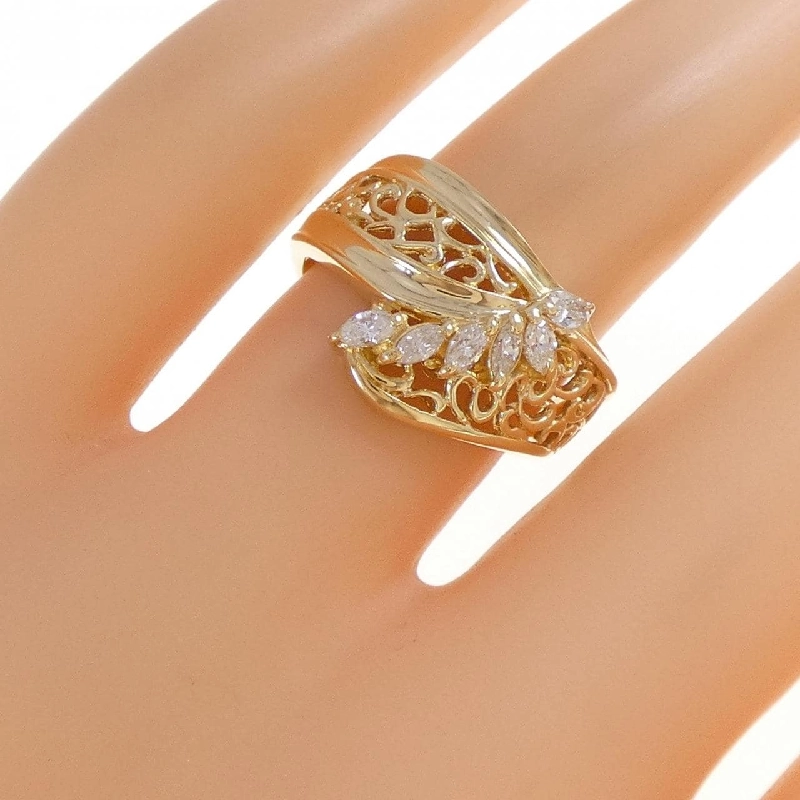 Nhẫn kim cương K18YG 0.26CT - Hàng hiệu Chính hãng 853689