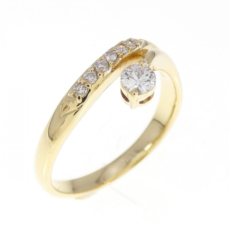 Nhẫn kim cương K18YG 0.15CT 671771