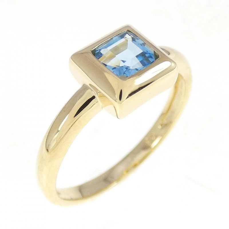 Nhẫn Blue Topaz K18YG - Hàng hiệu Chính hãng 857088