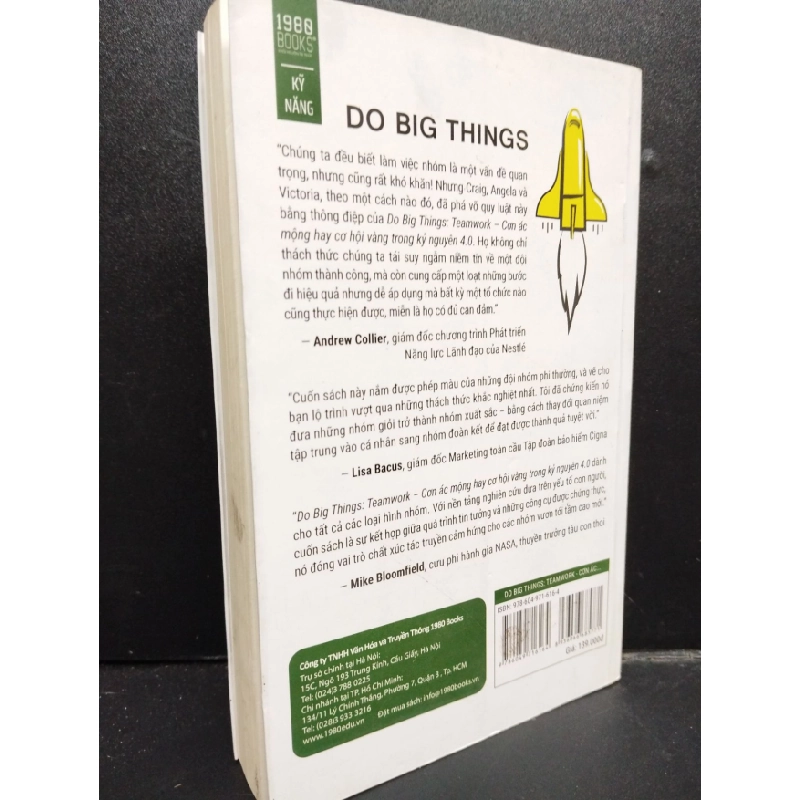 [Phiên Chợ Sách Cũ] Do Big Things Teamwork - Cơn Ác Mộng Hay Cơ Hội Vàng Trong Kỷ Nguyên 4.0 2018 2303 420871