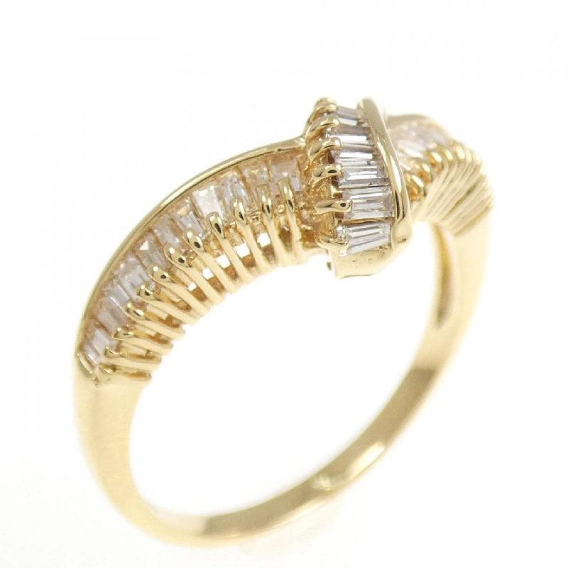 Nhẫn kim cương K18YG - Hàng hiệu Authentic 853718