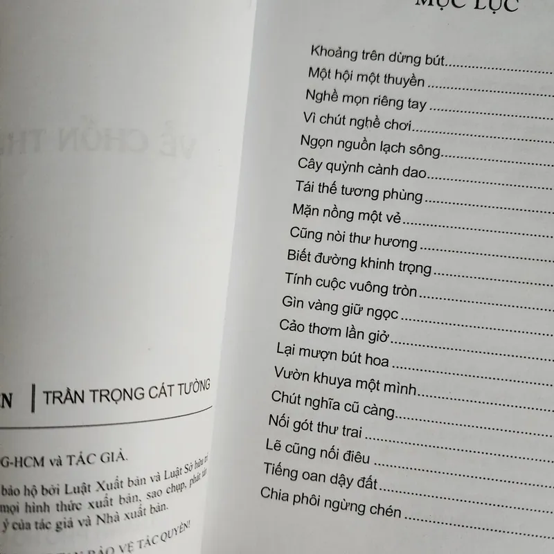 Về chốn thư hiên | Trần trọng cát tường  688369