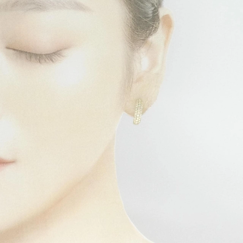 Bông tai kim cương Pavé K18YG 1.00CT - Hàng hiệu Chính hãng 872184