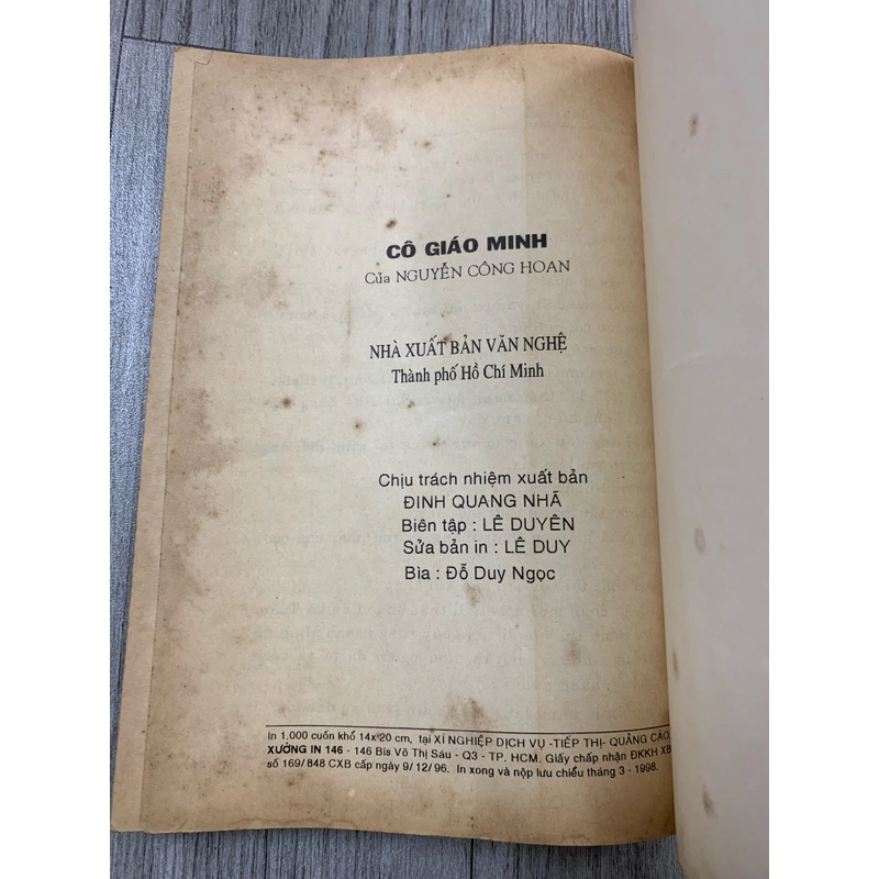 Cô giáo minh - nguyễn công hoan. 999 466024