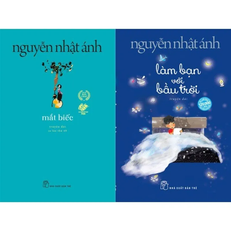 Sách - Combo 2 Cuốn Của Nguyễn Nhật Ánh: Mắt Biếc Và Làm Bạn Với Bầu Trời - NXB Trẻ - NENA2509 Blogmeo21025 580634