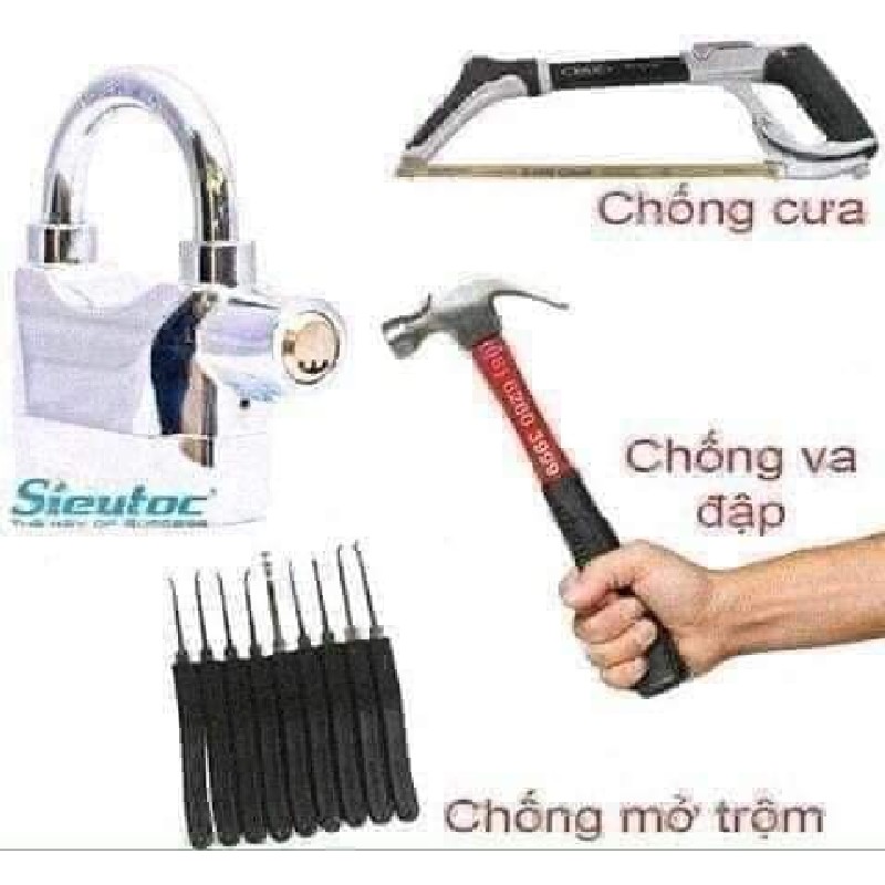 KHÓA CHỐNG CHỘM CÓ CÒI HÚ
KHÓA CHỐNG TRỘM 
 23606