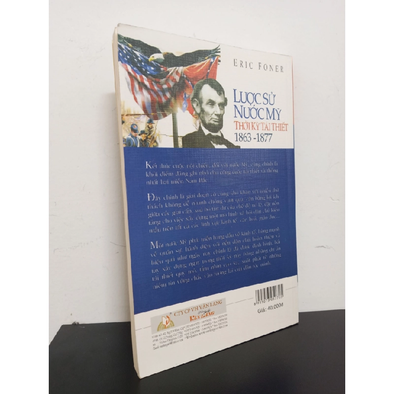 [Phiên Chợ Sách Cũ] Lược Sử Nước Mỹ Thời Kỳ Tái Thiết 1863-1877 - Eric Foner 2501 403603