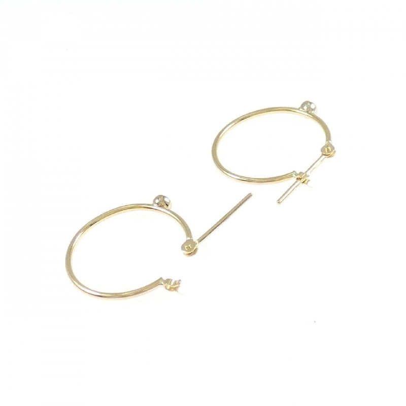 K18YG/K18WG Bông tai kim cương dạng vòng 0.04CT - Hàng hiệu Chính hãng 864430