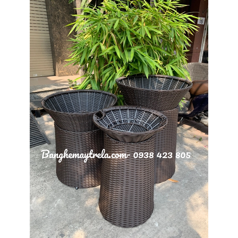 Rổ trưng trái cây giả mây 446065