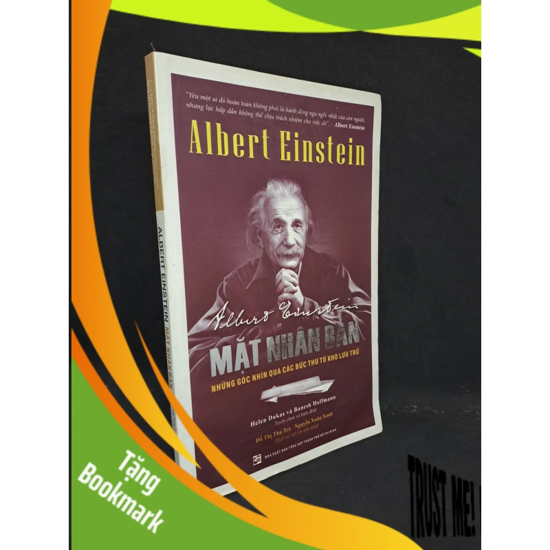 (TẶNG BOOKMARK) Albert Einstein mặt nhân bản 2017 mới 70% bị ẩm RBK1108 938658