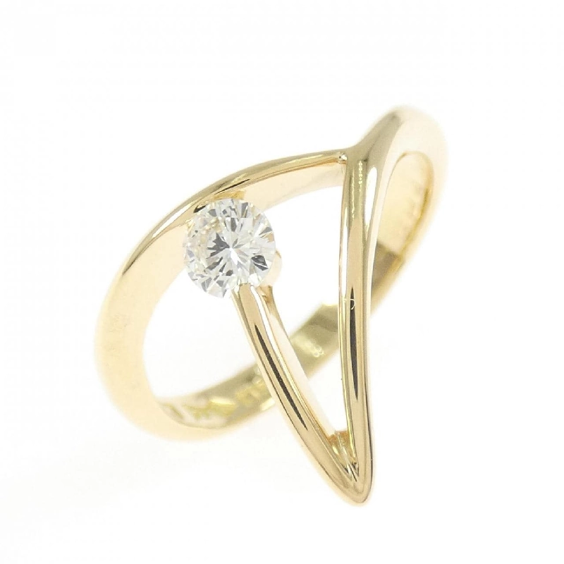 Nhẫn kim cương K18YG 0.21CT - Hàng hiệu Authentic 853903