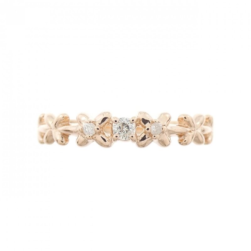 Nhẫn kim cương hoa K10PG - Hàng hiệu Authentic 852095