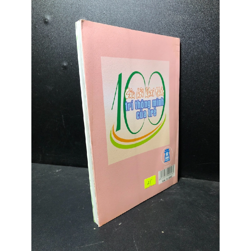 [59K/kg] 100 câu hỏi khai thác trí thông minh của trẻ 2007 Tố Lan mới 85% (kỹ năng) HCM3012 442353
