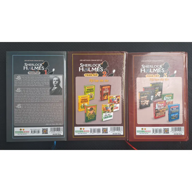 Sherlock Homes Toàn Tập ( full 3 quyển, unbox) 739206