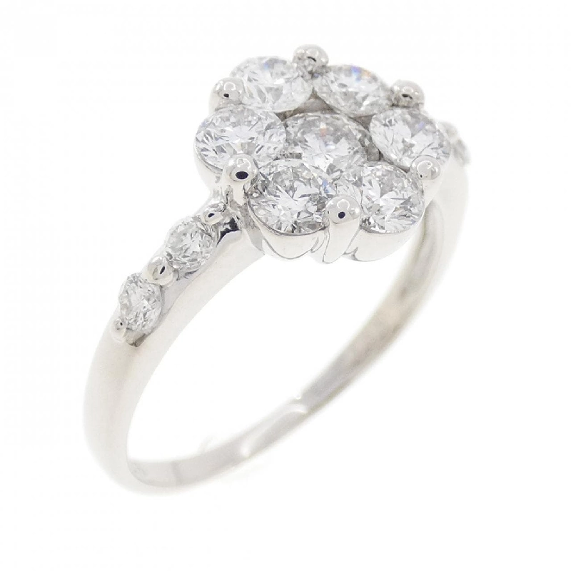 Nhẫn kim cương hoa PT900 1.00CT 672862