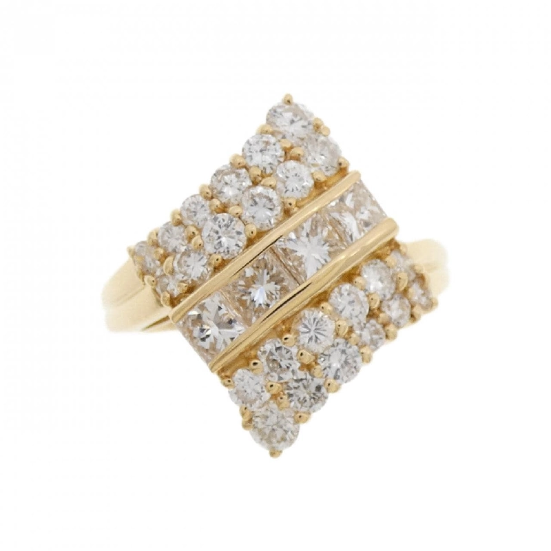 Nhẫn kim cương K18YG 1.35CT 668490