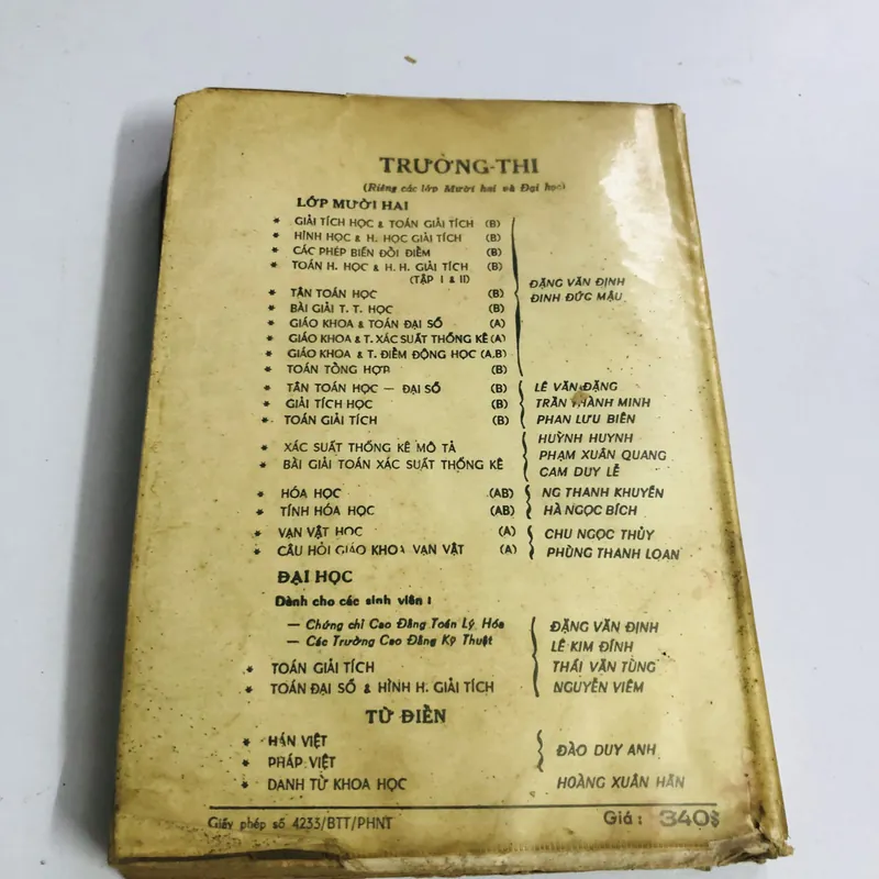 📚 Sách trước 1975 GIÁO KHOA VÀ TOÁN ĐIỂM ĐỘNG HỌC 12AB 571048
