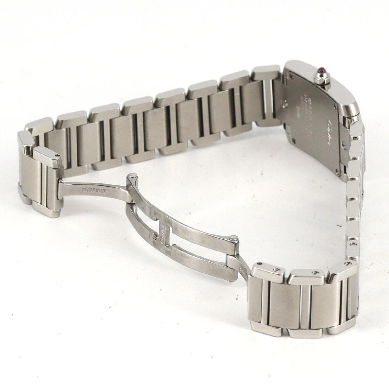 Cartier Tank Française SM Quartz Mặt số Ngọc hồng - Hàng hiệu Chính hãng 873937