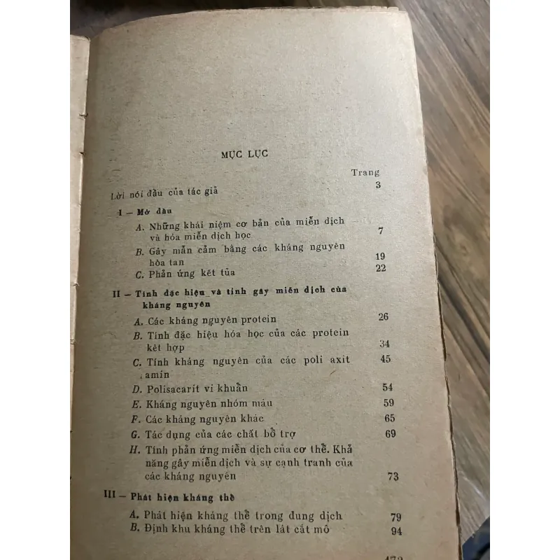 MIỄN NHIỄM DỊCH HỌC VÀ SINH TỔNG HỢP KHÁNG THỂ - 1977 597263