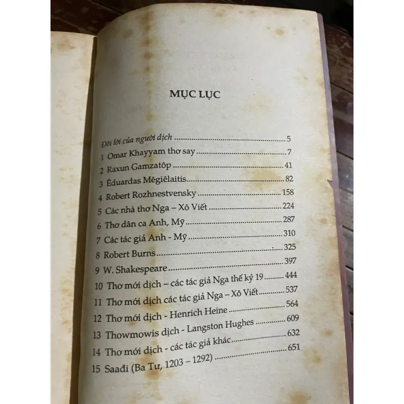 Thơ dịch chọn lọc  Thái Bá Tân- có chữ ký tác giả - sách dày 601563