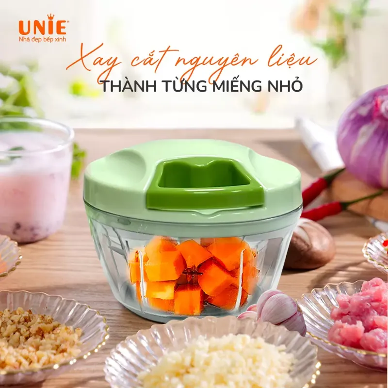 Bộ dụng cụ xay, cắt, nạo đa năng UNIE UC400M 8in1 mới 100% 594500