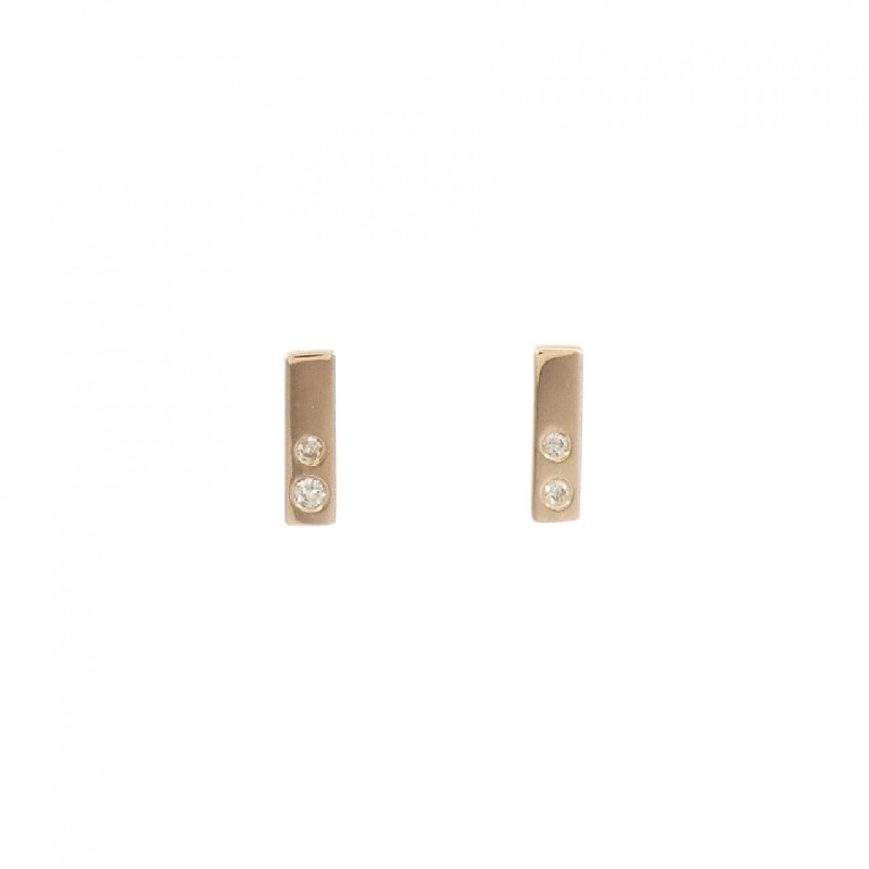 K18PG/K18YG Bông tai kim cương - Hàng hiệu Authentic 872418