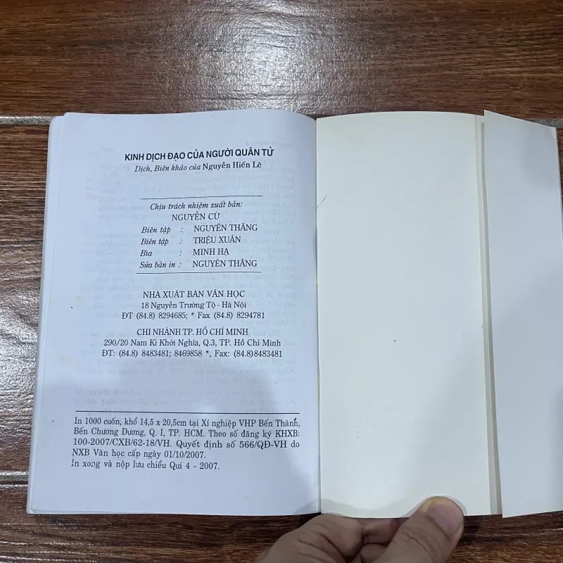 Kinh dịch đạo của người quân tử - Nguyễn Hiến Lê (8) 756441