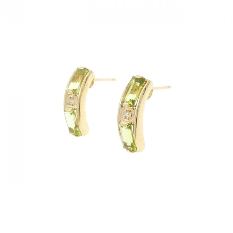 K18YG Peridot Bông tai - Hàng hiệu Chính hãng 871623