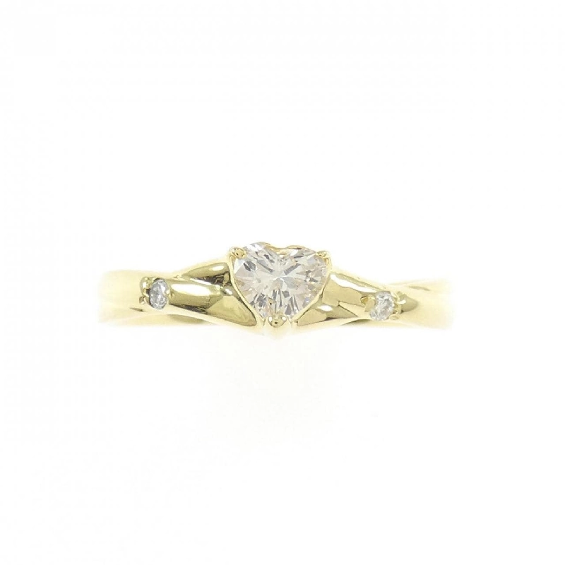Nhẫn kim cương hình trái tim K18YG 0.22CT 669589