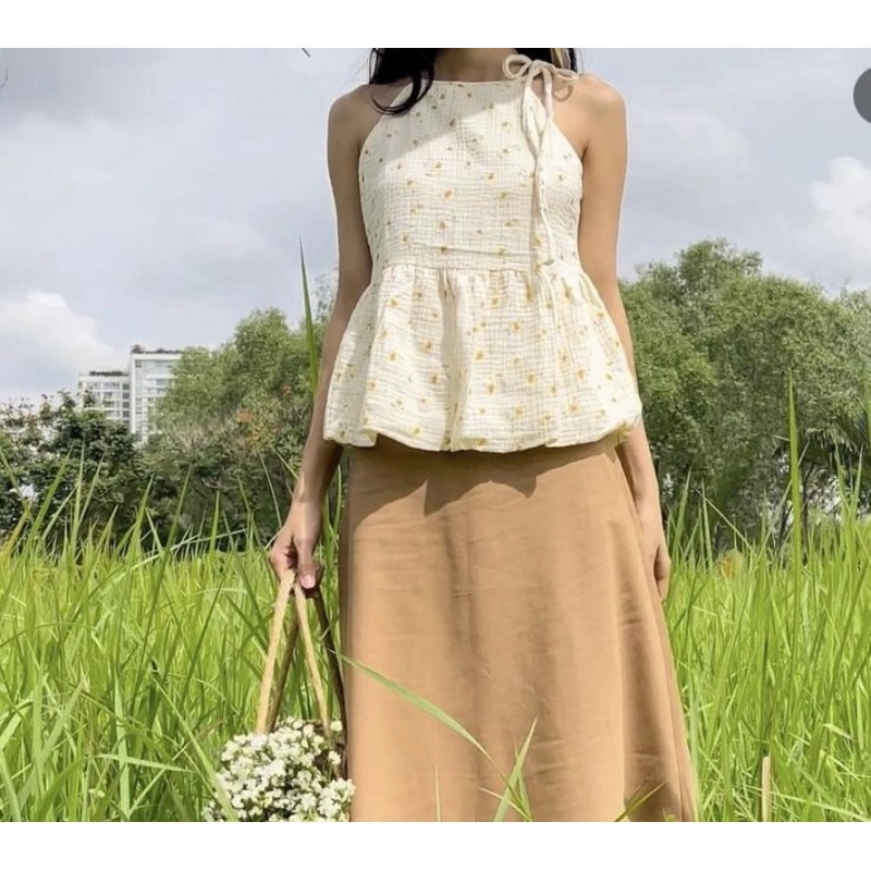 Áo yếm cột nơ  355640